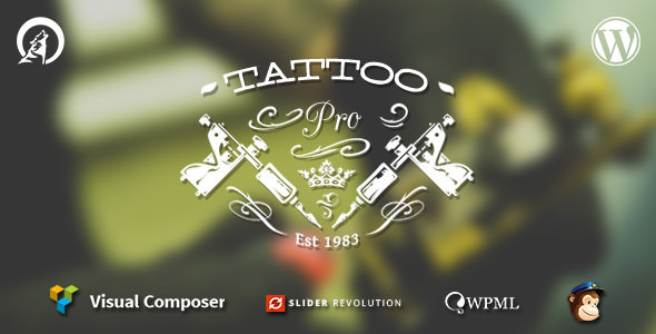 Tattoo Pro v1.8.7 - Your Tattoo Shop WordPress Theme