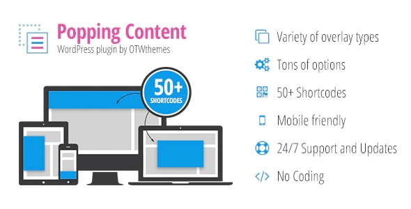 Popping Content for WordPress Nulled
