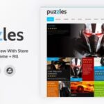 Puzzles WP Magazine Review with Store WordPress Theme Nulled
