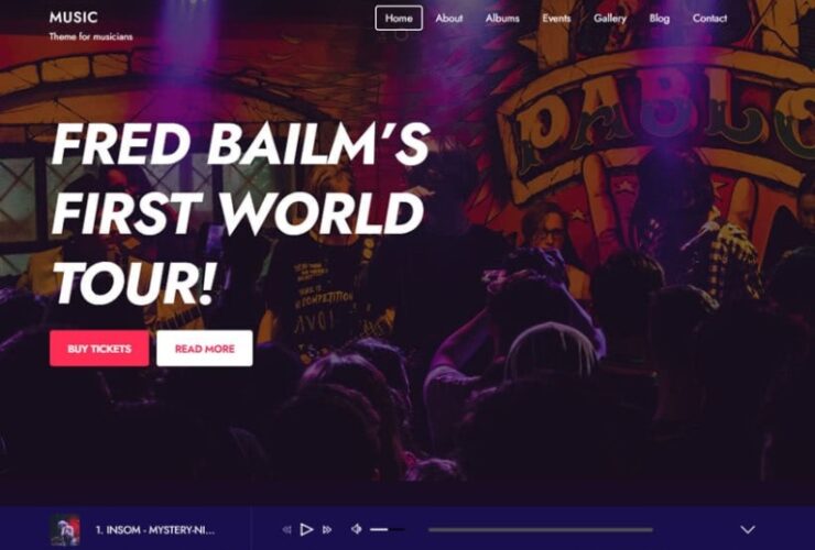 Themify Music WordPress Theme Nulled Free Download