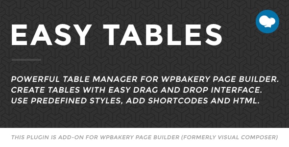 Easy Tables - Table Manager for WPBakery Page Builder Nulled