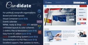 Candidate v2.0.5 – Political/Nonprofit WordPress Theme
