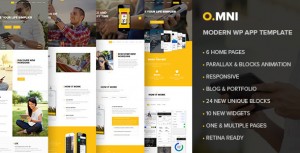 Omni v1.2.5 - Powerful One and Multipage App WP Theme