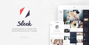 Sleek - Responsive & Creative WordPress Blog Theme