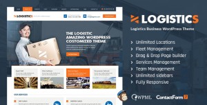 Logistics v1.1 - Transportation Warehousing WP Theme