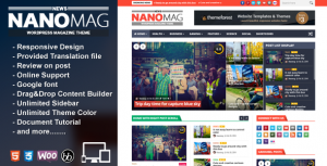 NanoMag v1.4 – Responsive WordPress Magazine Theme