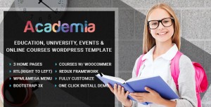 Academia v1.0 – Education Center WordPress Theme