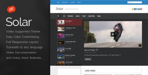 Solar v1.6 - Video WordPress Theme Free Download