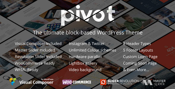Pivot - Responsive Multipurpose WordPress Theme v1.4.20