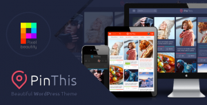 PinThis v1.5.3 – Pinterest Style WordPress Theme