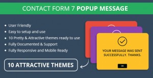 Contact Form 7 Popup Message v1.4 WordPress Plugin
