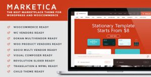 Marketica v4.5.0 - Marketplace WordPress Theme