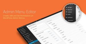 Admin Menu Editor Pro v2.2.1 WordPress Plugin