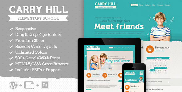 Carry Hill School - Responsive WordPress Theme v2.1.1