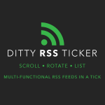 Ditty RSS Ticker - WordPress Plugin v2.0.3