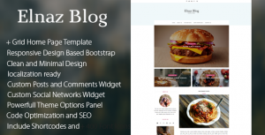 Elnaz Blog v1.0 - Responsive WordPress Blog Theme