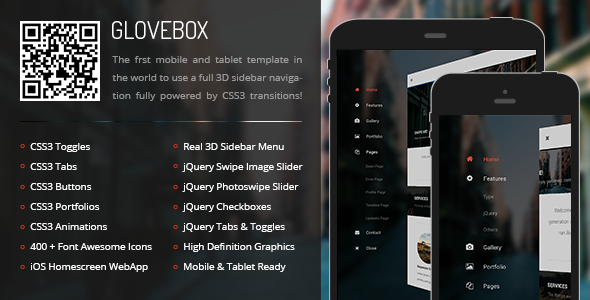 Glovebox - Mobile & Tablet Template