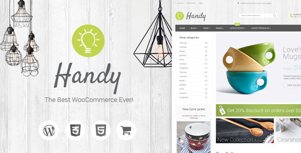 Handy - Handmade Shop WordPress WooCommerce Theme