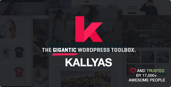 KALLYAS – Responsive Multi-Purpose WordPress Theme v4.1.6.1