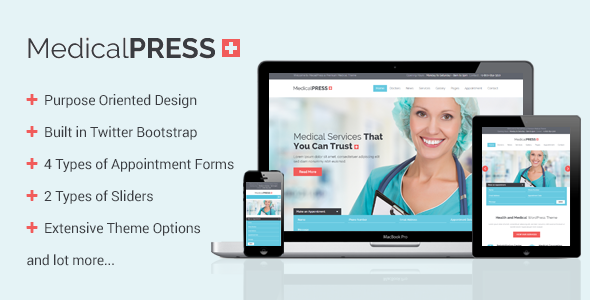 MedicalPress v1.6.1 - Health and Medical WordPress Theme