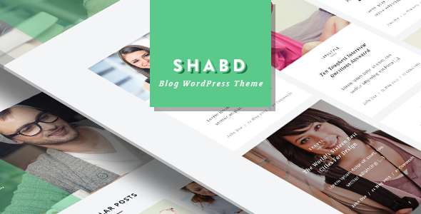 SHABD - Personal, News, Blog, WordPress Theme