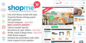 ShopMe – WooCommerce WordPress Theme v1.1.9