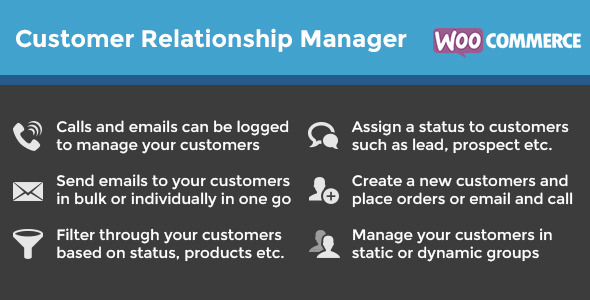 WooCommerce Customer Relationship Manager v3.3.3