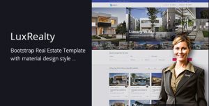 Lux Realty - Real Estate, Property Material Design v1.0