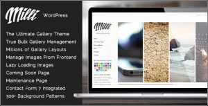 Milli - The Ultimate Photo Gallery WordPress Theme v1.0.7