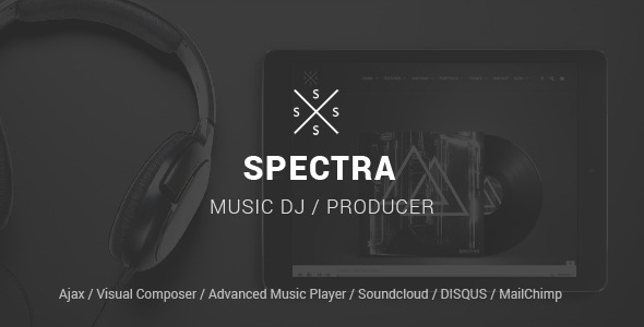 SPECTRA - Responsive Music WordPress Theme v1.5.4