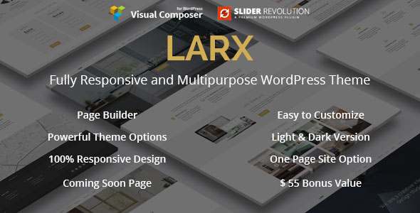 LARX v1.8.6  Template Multi-Konsep Kreatif 