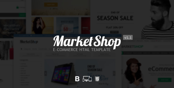 MarketShop - eCommerce HTML Template v1.1