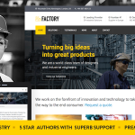 Factory - Industrial Business WordPress Theme v1.3