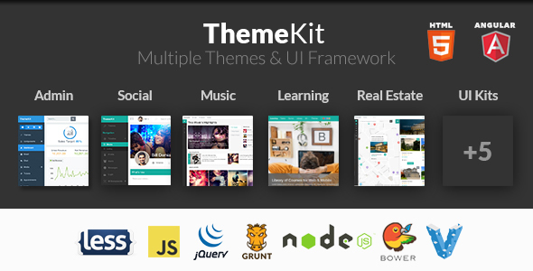 ThemeKit - Bootstrap Admin Theme Kit v4.0