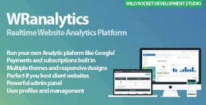WRanalytics – Realtime, Multiuser Website Analytics Platform v1.0