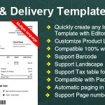 Woocommerce Invoice & Delivery Template Builder v1.0