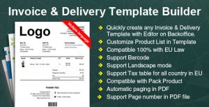 Woocommerce Invoice & Delivery Template Builder v1.0