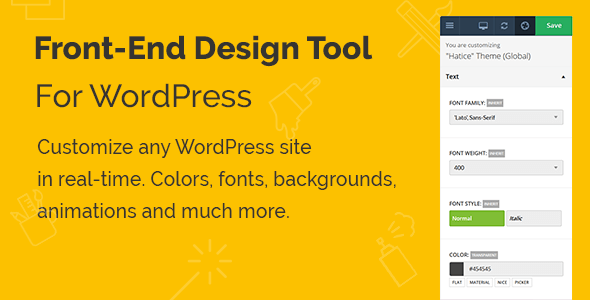 Pensil Kuning v5.4.9: Penyesuai Visual untuk WordPress 
