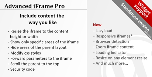 Advanced iFrame Pro v7.5.1