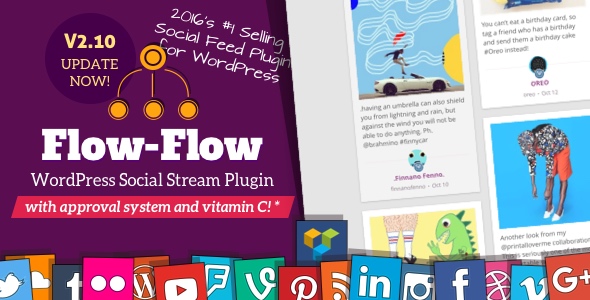 Flow-Flow v2.10.15 - WordPress Social Stream Plugin