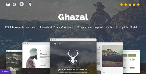 Ghazal - Responsive Email and Newsletter Template v1.0