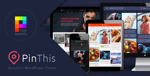 PinThis – Pinterest Style WordPress Theme v1.6.4