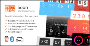 Soon Countdown Pack - Responsive WordPress Plugin v1.8.1