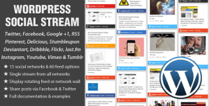WordPress Social Stream v1.6
