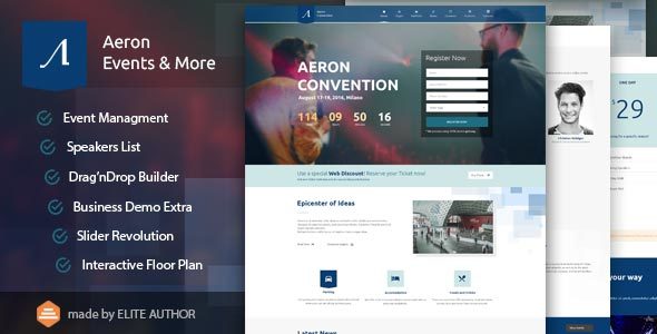 Aeron v3.3.0 - Template Perusahaan Responsif Premium 