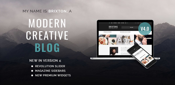 Brixton v4.0.1 - Template Blog WordPress 