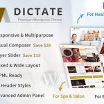 Dictate v4.7.2 - Business, Fashion, Medical, Spa WP Theme