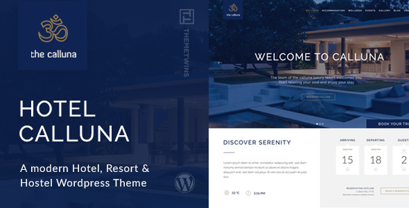 Hotel Calluna - Hotel & Resort & WordPress Theme v3.1.1