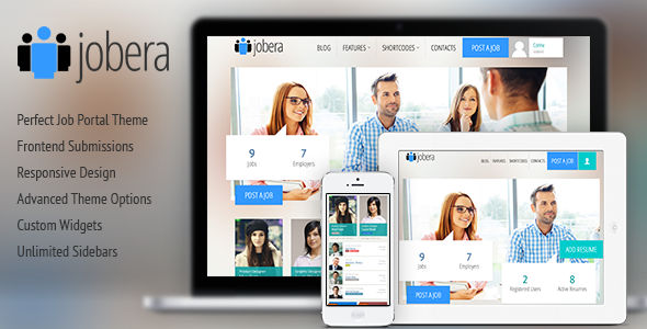 Jobera – Job Portal WordPress Theme v3.6