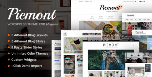Piemont - Premium Responsive WordPress Blog Theme v1.2.6